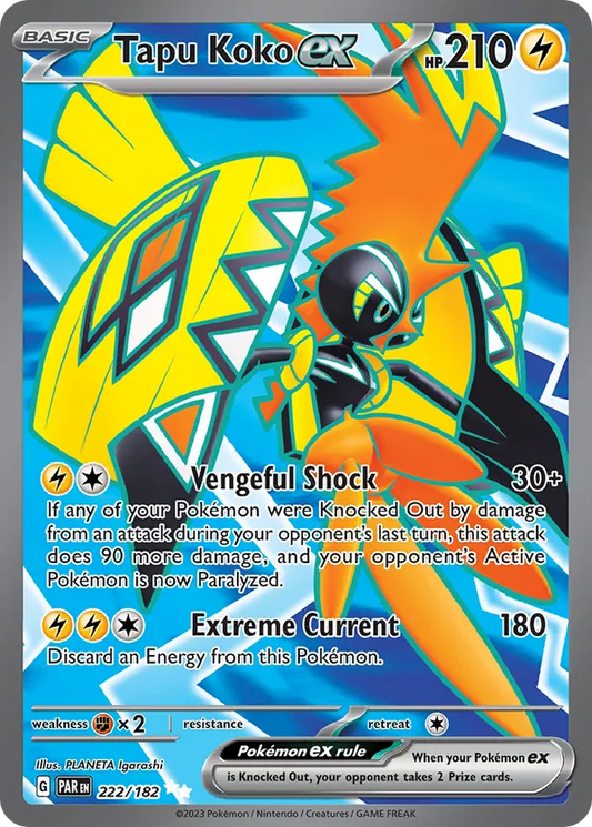 Tapu Koko ex 222/182 - Paradox Rift (HO)