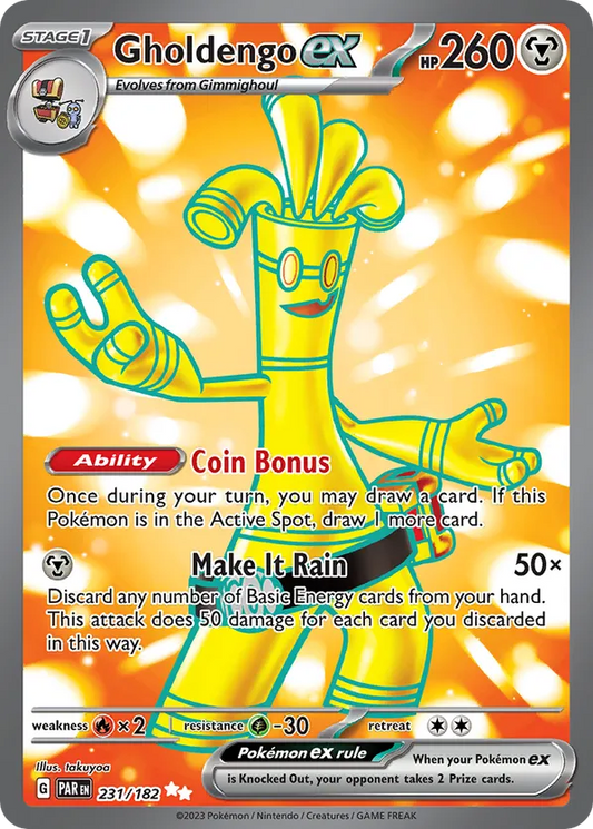 Gholdengo ex 231/182 - Paradox Rift (HO)