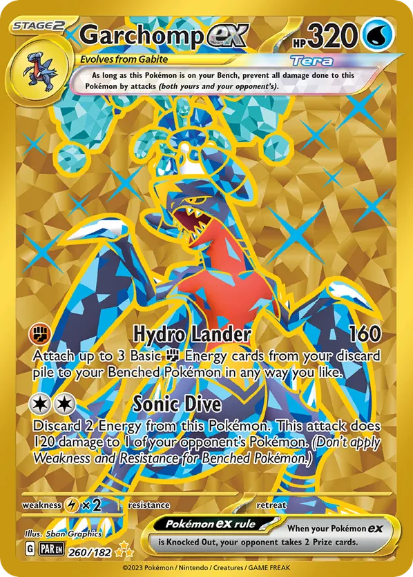 Garchomp ex 260/182 - Paradox Rift (HO)