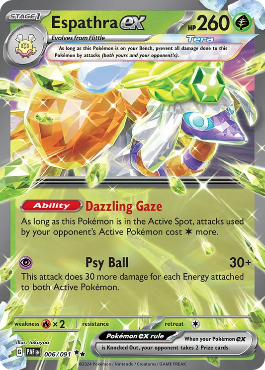 Espathra ex 006/091 - Paldean Fates (HO)