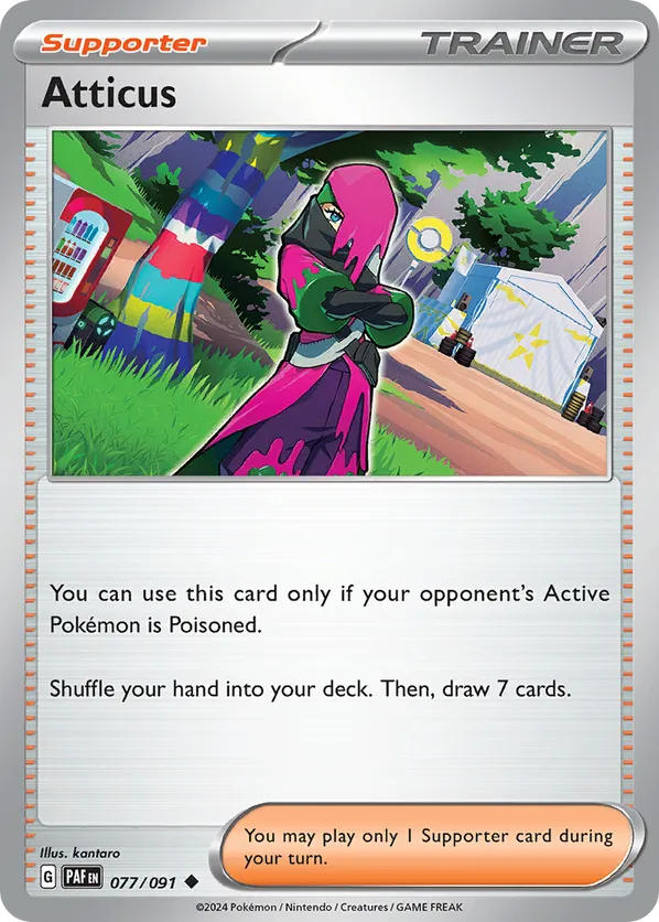 Atticus 077/091 - Paldean Fates (RH)