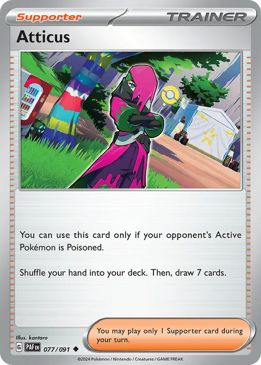 Atticus 077/091 - Paldean Fates (NO)