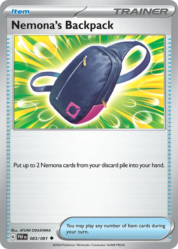 Nemona's Backpack 083/091 - Paldean Fates (NO)