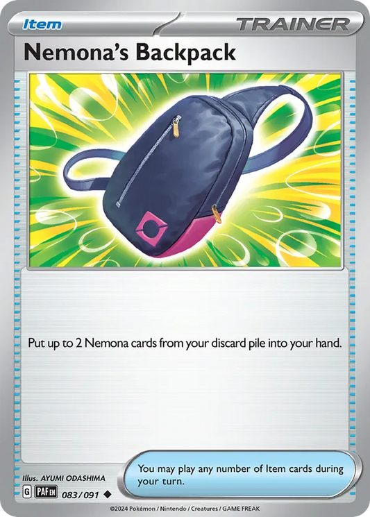 Nemona's Backpack 083/091 - Paldean Fates (RH)
