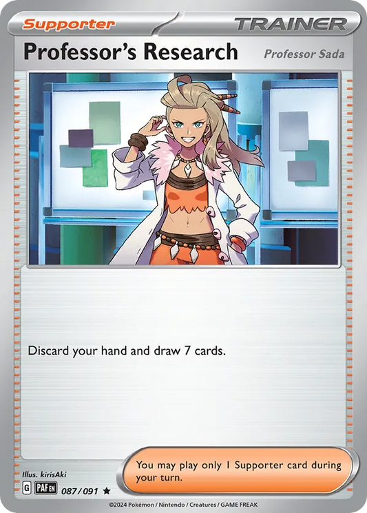 Professor's Research 087/091 - Paldean Fates (HO)