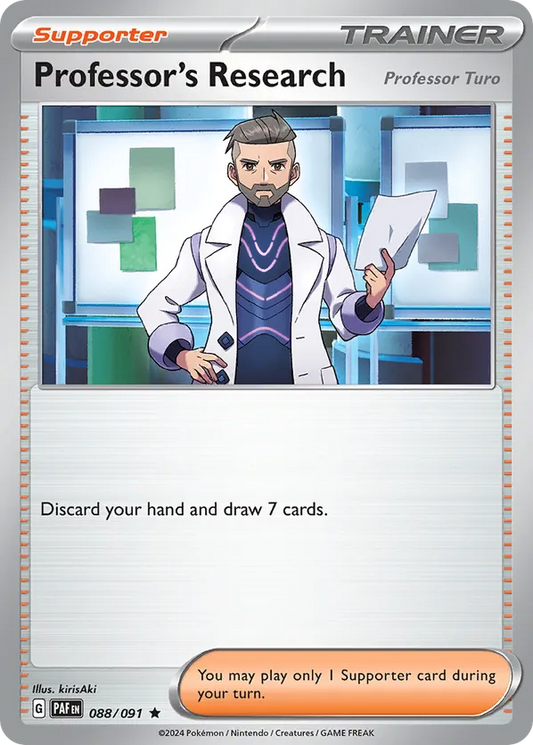 Professor's Research 088/091 - Paldean Fates (HO)