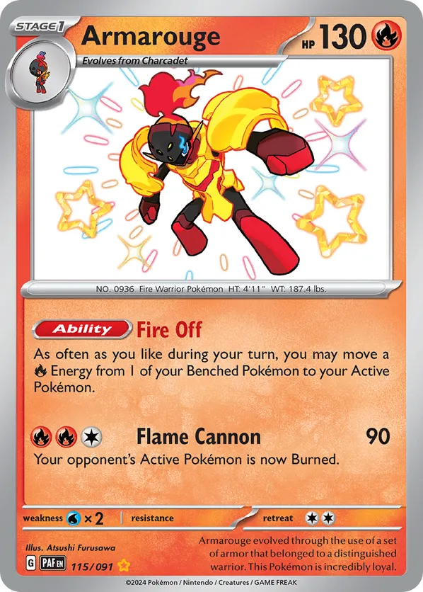 Armarouge 115/091 - Paldean Fates (HO)