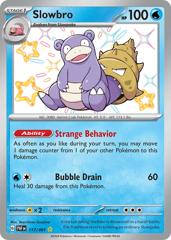 Slowbro 117/091 - Paldean Fates (HO)