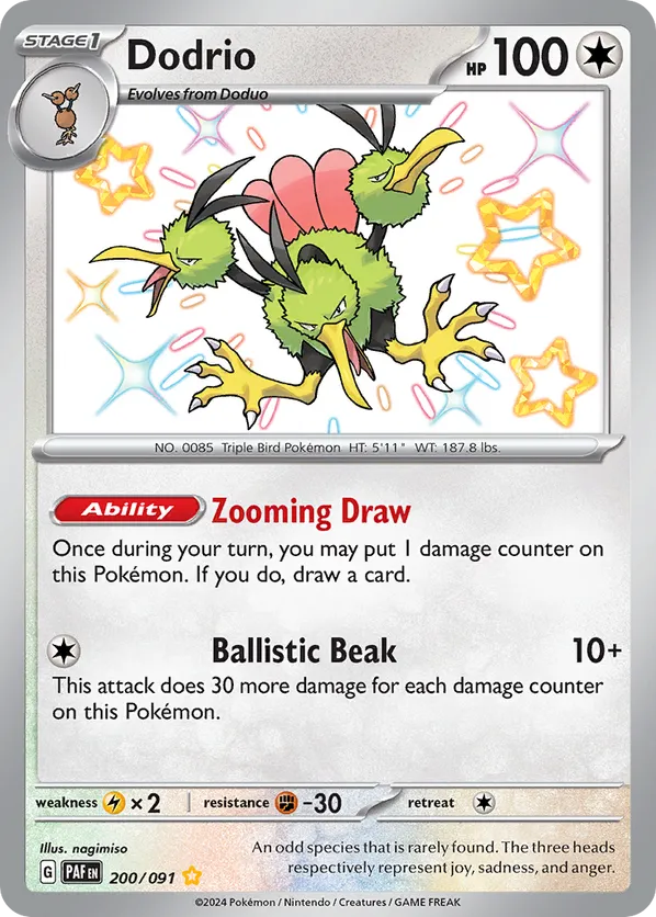 Dodrio 200/091 - Paldean Fates (HO)
