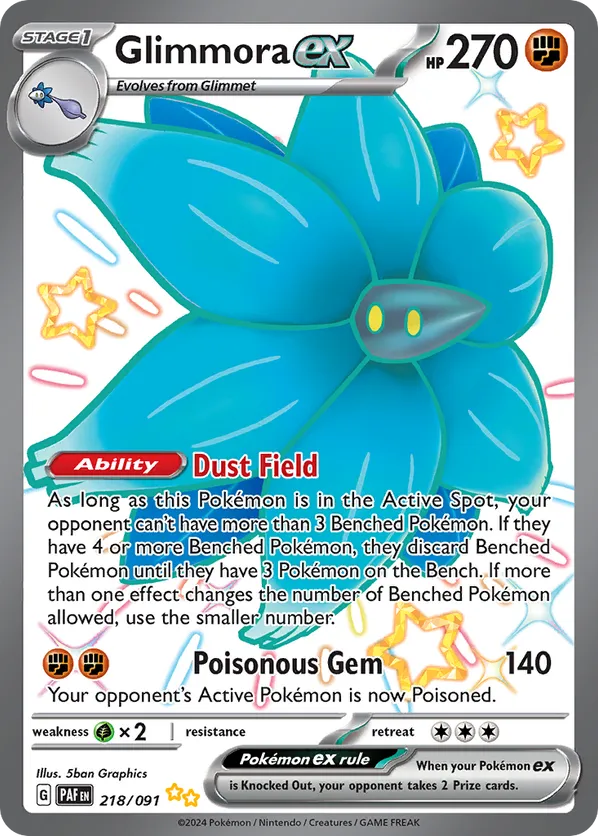Glimmora ex 218/091 - Paldean Fates (HO)