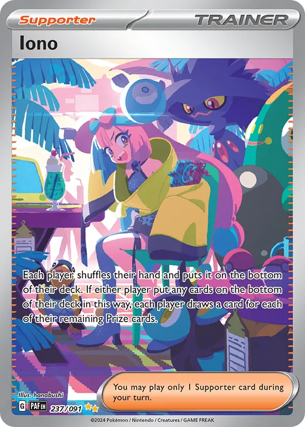 Iono 237/091 237/091 - Paldean Fates (HO)
