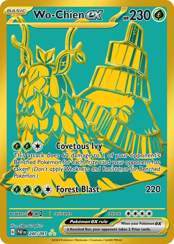 Wo-Chien ex 240/091 - Paldean Fates (HO)