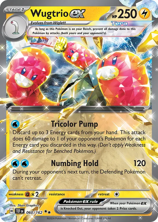 Wugtrio ex 060/162 - Temporal Forces (HO)