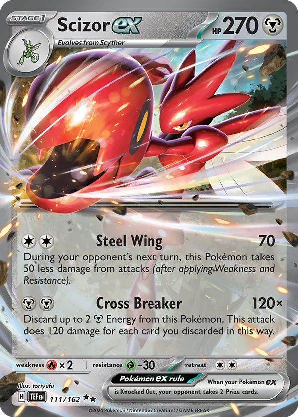 Scizor ex 111/162 - Temporal Forces (HO)