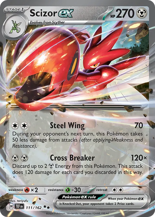 Scizor ex 111/162 - Temporal Forces (HO)