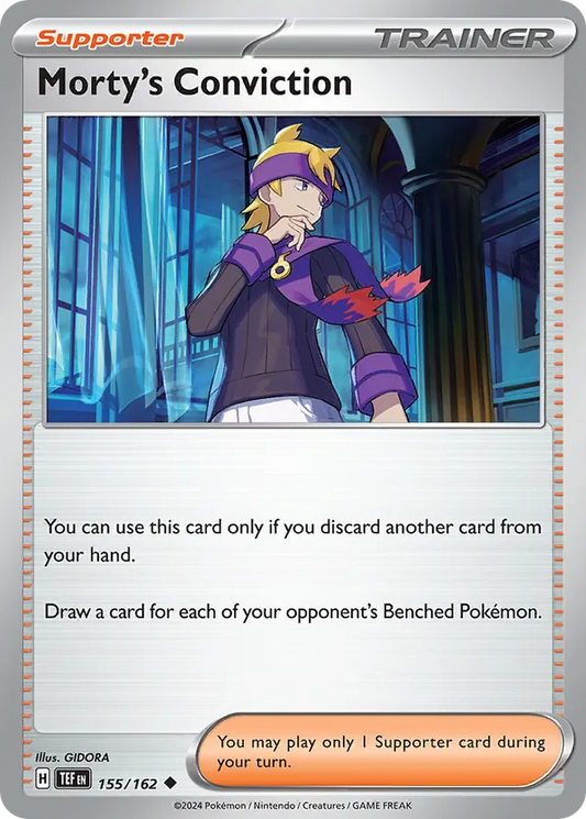 Morty's Conviction 155/162 - Prize Pack Series One (NO)