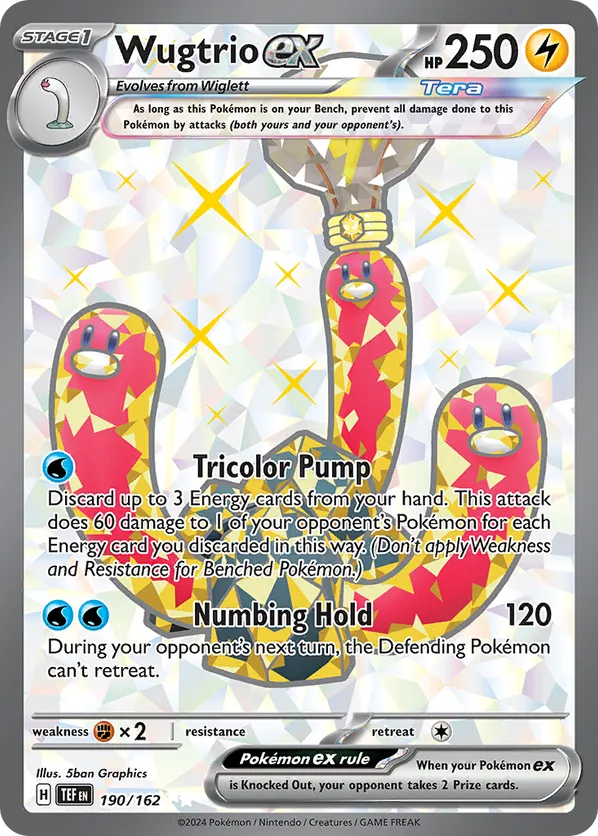 Wugtrio ex 190/162 - Temporal Forces (HO)
