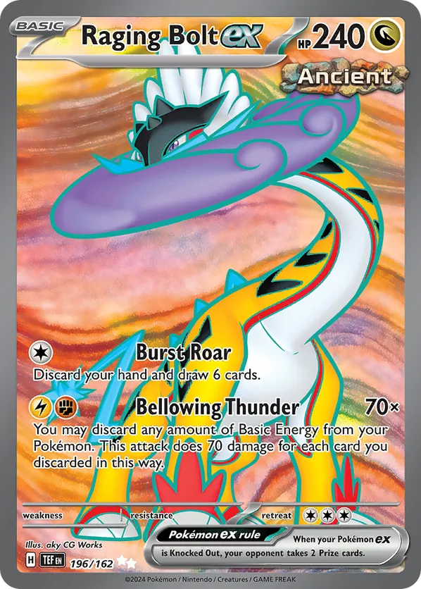 Raging Bolt ex 196/162 - Temporal Forces (HO)