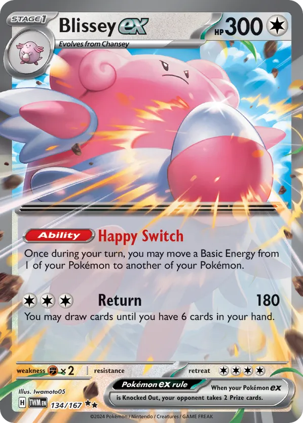 Blissey ex 134/167 - Twilight Masquerade (HO)