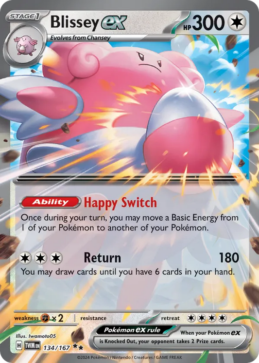 Blissey ex 134/167 - Twilight Masquerade (HO)