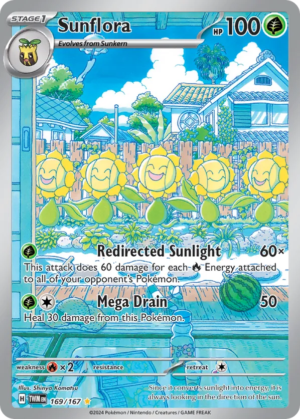 Sunflora 169/167 - Twilight Masquerade (HO)
