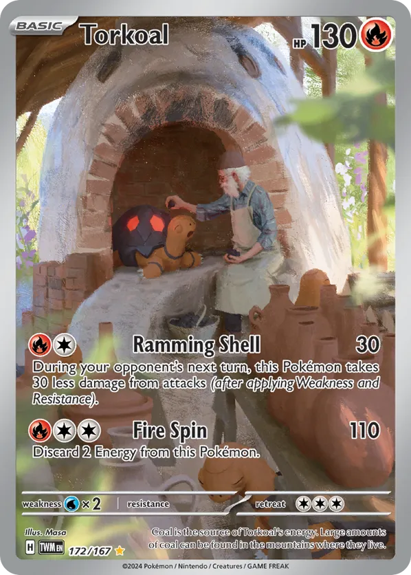 Torkoal 172/167 - Twilight Masquerade (HO)