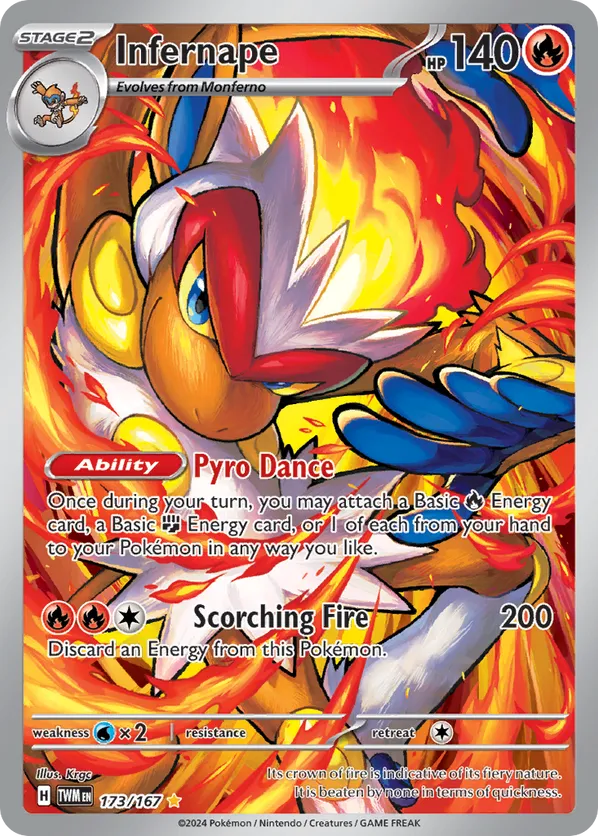 Infernape 173/167 - Twilight Masquerade (HO)