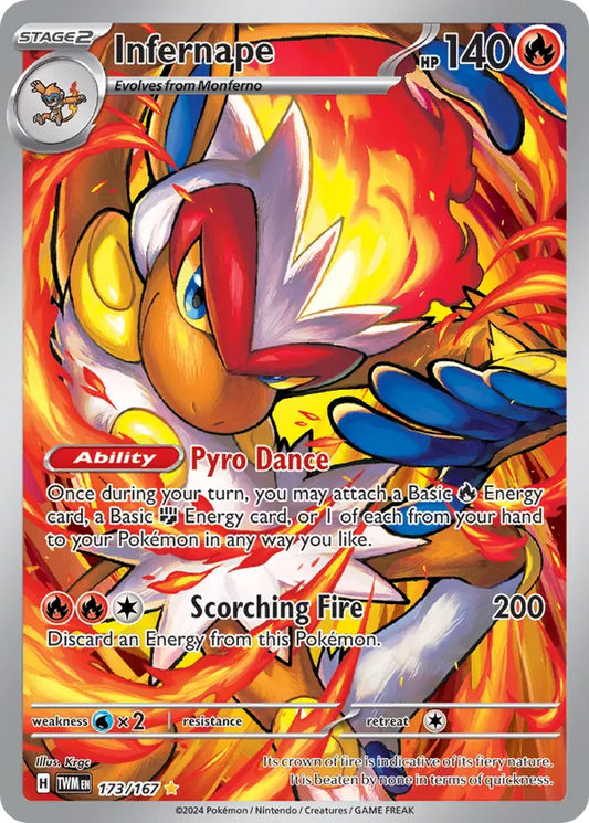 Infernape 173/167 - Twilight Masquerade (HO)