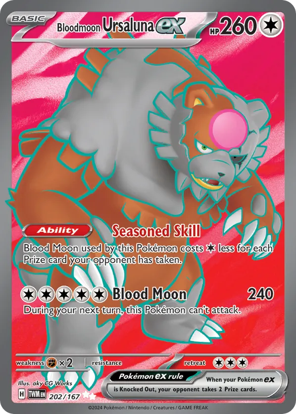 Bloodmoon Ursaluna ex 202/167 - Twilight Masquerade (HO)
