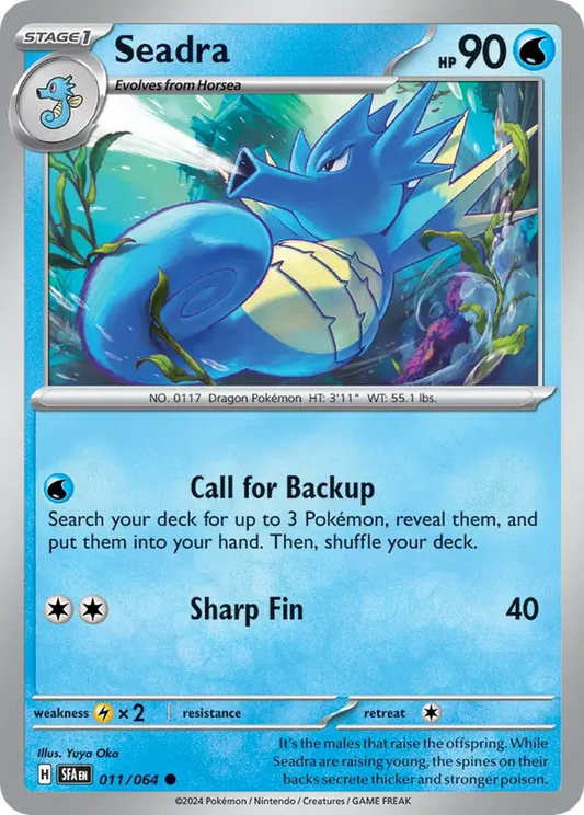 Seadra - 011/064 (Cosmos Holo) 011/064 - Miscellaneous Cards & Products