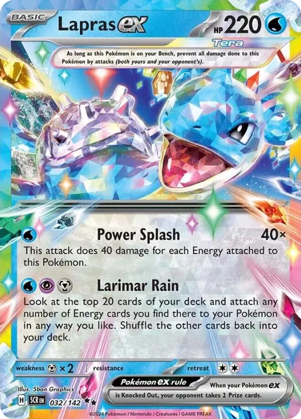 Lapras ex 032/142 - Stellar Crown (HO)