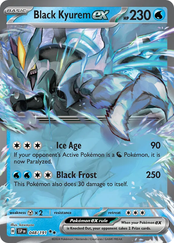 Black Kyurem ex 048/191 - Surging Sparks (HO)