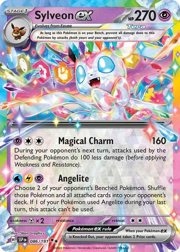 Sylveon ex 086/191 - Surging Sparks (HO)