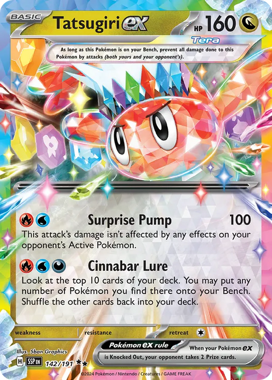 Tatsugiri ex 142/191 - Surging Sparks