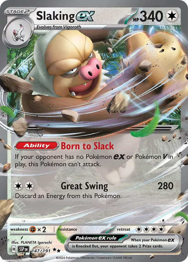 Slaking ex 147/191 - Surging Sparks