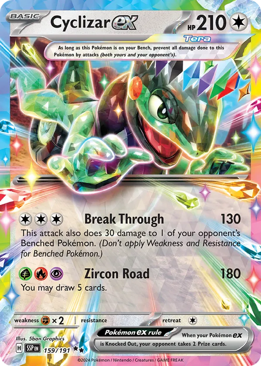 Cyclizar ex 159/191 - Surging Sparks (HO)
