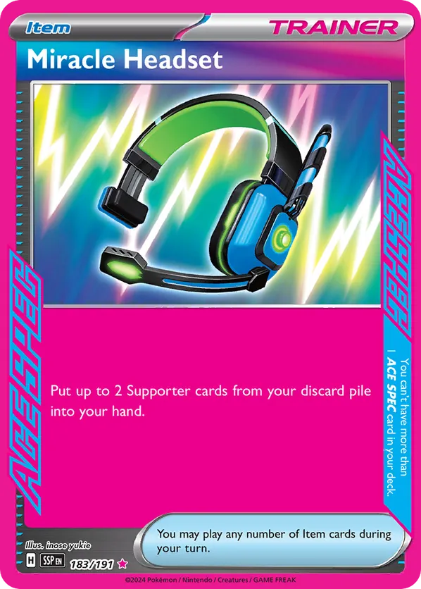 Miracle Headset 183/191 - Surging Sparks (HO)