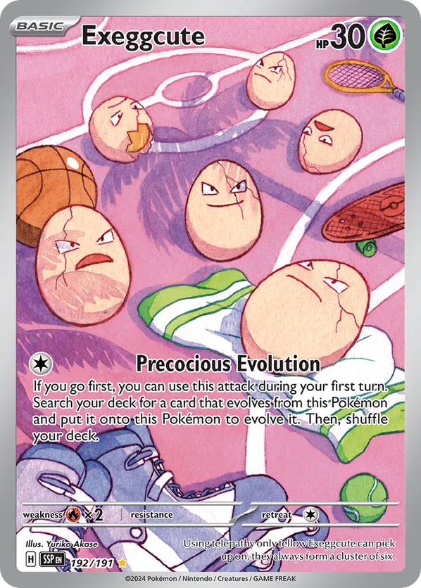 Exeggcute 192/191 - Surging Sparks (HO)