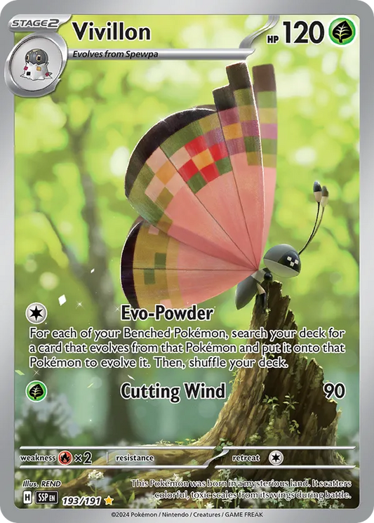 Vivillon 193/191 - Surging Sparks (HO)