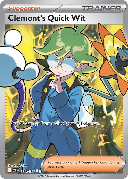 Clemont's Quick Wit 229/191 - Surging Sparks