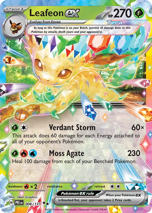 Leafeon ex 006/131 - Prismatic Evolutions (HO)