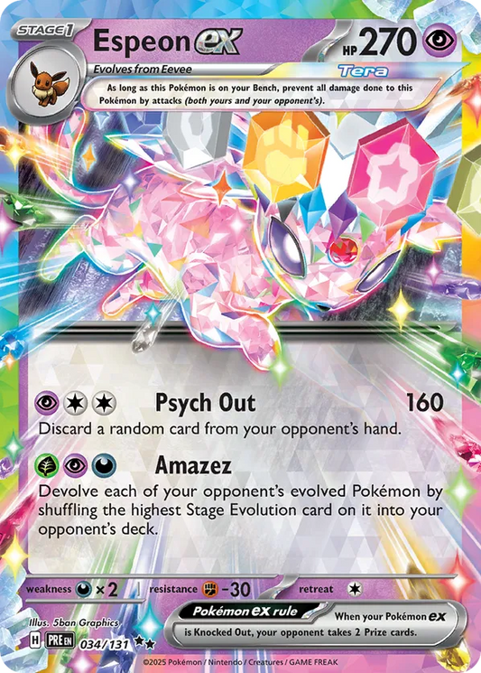 Espeon ex 034/131 - Prismatic Evolutions (HO)