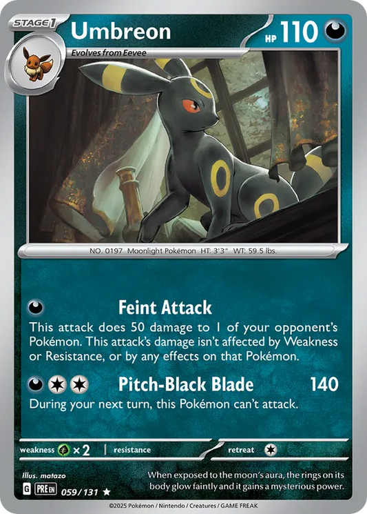 Umbreon (Master Ball Pattern) 059/131 - Prismatic Evolutions (HO)
