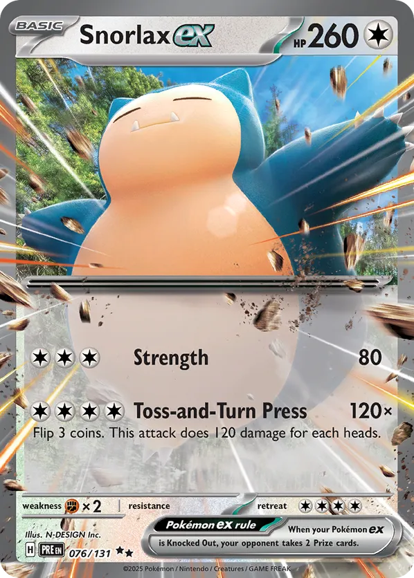 Snorlax ex 076/131 - Prismatic Evolutions (HO)