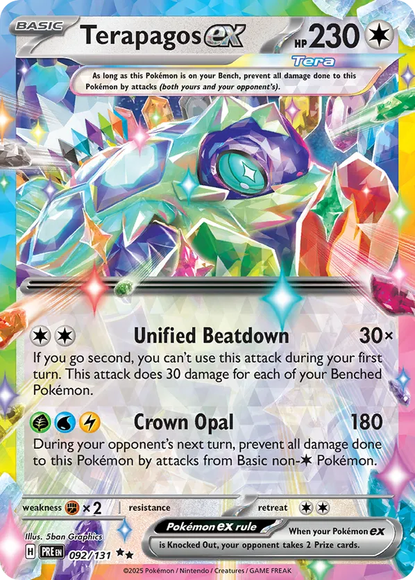 Terapagos ex 092/131 - Prismatic Evolutions (HO)