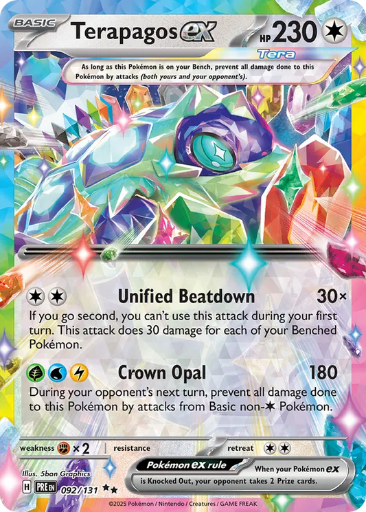 Terapagos ex 092/131 - Prismatic Evolutions (HO)