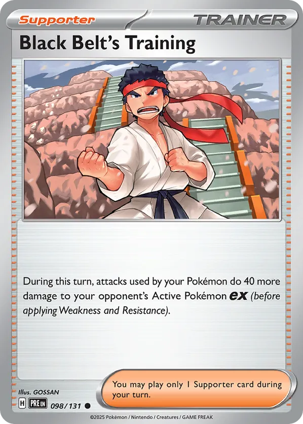Black Belt's Training 098/131 - Prismatic Evolutions (RH)