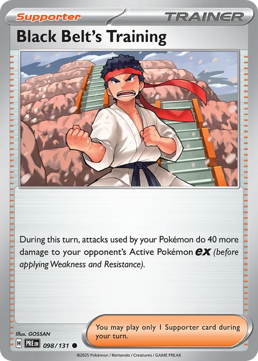 Black Belt's Training 098/131 - Prismatic Evolutions (RH)