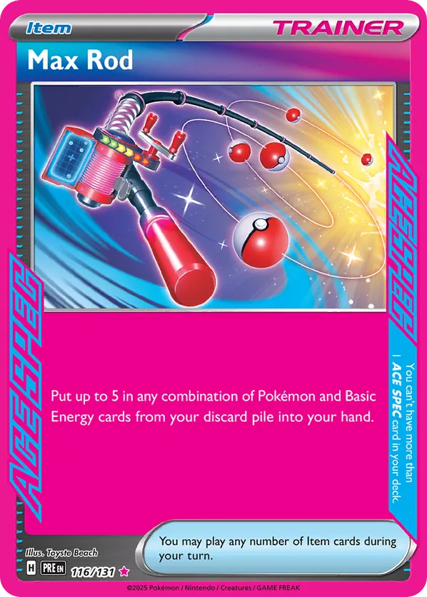 Max Rod 116/131 - Prismatic Evolutions (HO)