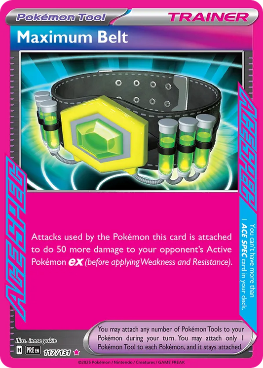 Maximum Belt 117/131 - Prismatic Evolutions (HO)